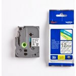 Páska Brother TZE131, 12mm, průsvitná/černá, laminovaná, délka 8m – Zboží Živě