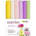 happy color Krepový papír sada - delicate (6ks) – Zboží Dáma