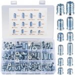 130 kusů závitových matic M6 M8 M10, závitových pouzder, matic se závitovými vložkami, kovového – Hledejceny.cz