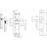 Rostex BK 802 – M PZ – 90 mm Nerez chrom – Sleviste.cz