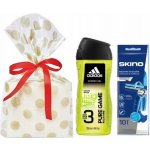 Adidas Pure Game voda po holení 100 ml + deospray 150 ml + sprchový gel 250 ml dárková sada – Hledejceny.cz
