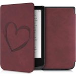 KW Mobile Brushed Heart KW5022804 Pouzdro pro Pocketbook 616/617/627/628/632/633 tmavě červe 4063004273654 – Hledejceny.cz