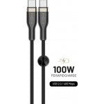 Fixed FIXDB-CC2-BK USB-C/USB-C a podporou PD, USB 2.0 100W, 2m – Sleviste.cz