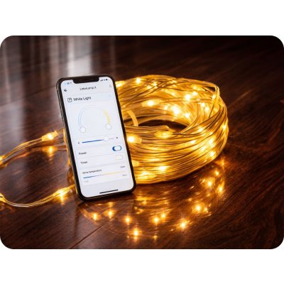 Eco Light Smart LED dekorační řetěz 20m, 2.5W, 3000K, IP65 [ML61609] – Hledejceny.cz