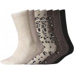 Esmara dámské ponožky s BIO bavlnou 7 párů béžová/bílá/hnědá/černá – Sleviste.cz