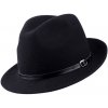Klobouk Černý pánský klobouk voděodoný Assante 85007