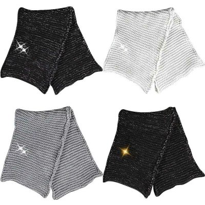 Voxx dámská pletená šála Vivaro BM113935 bílá stříbrná – Sleviste.cz