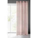 HOTOVÁ ZÁCLONA GAJA NA KROUŽKÁCH 140X250 CM RŮŽOVÁ – Hledejceny.cz