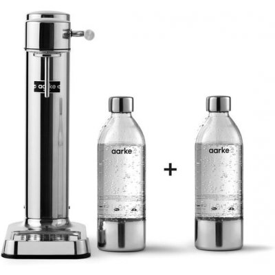 Aarke Carbonator 3, výrobník perlivé vody z nerezové oceli s moderní povrchovou úpravou z nerezové – Hledejceny.cz