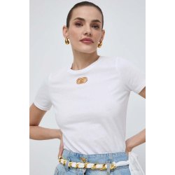 Elisabetta Franchi Bavlněné tričko MA52N41E2 bílá