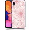 Pouzdro a kryt na mobilní telefon Samsung Pouzdro ACOVER Samsung Galaxy A10 A105F s motivem Floral I