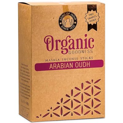 Song of India Vonné tyčinky Organic Masala Arabian Oudh 15 g – Hledejceny.cz