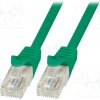 síťový kabel Logilink CP2045U Patch, Cat.6 U/UTP EconLine 1,50m, zelený