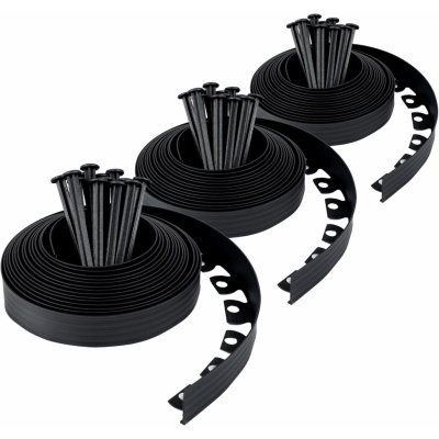 Unigardia Smart Neviditelný obrubník 5 cm x 30 m s 90 kolíky černá 1 ks – Sleviste.cz