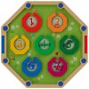 Montessori Playtive Dřevěná výuková hra - počítání (magnetický labyrint)