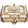 3D puzzle Ugears 3D mechanické puzzle Antique Box 185 ks