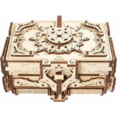 Ugears 3D mechanické puzzle Antique Box 185 ks – Zboží Mobilmania
