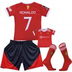 Numberoplus dětský fotbalový dres + fotbalové ponožky Manchester FC Team Viewer Cristiano Ronaldo CR7 – Zboží Dáma