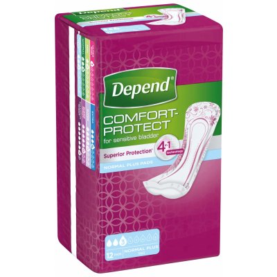 Depend Pads Normal plus 12 ks – Zbozi.Blesk.cz