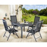 Casaria Zahradní sedací souprava Bern 5dílná antracit – Zboží Dáma