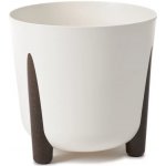 LAMELA Květináč Frida 34 cm krém – Zboží Dáma