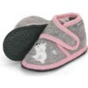 Dětské bačkory a domácí obuv Sterntaler pantofle Penguin & Polar Bear Smoke Grey