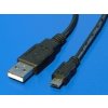 usb kabel Goobay 93921 USB 2.0 , USB A(M) - microUSB B(M), 5m, černý