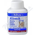 MedPharma Křemík 30 mg + Biotin + Paba 107 tablet – Hledejceny.cz