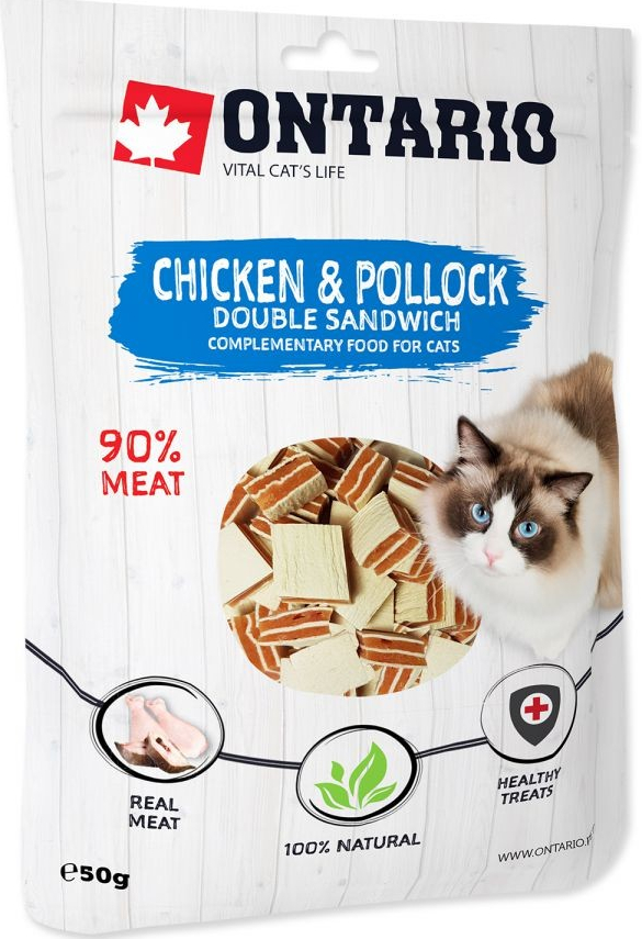 Ontario Chicken & Pollock Double Sandwich 50 g