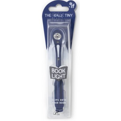 LED lampička ke čtení úzká Tmavě modrá – Zboží Mobilmania