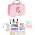 MULTISTORE HC538634 Dětský kosmetický kufřík se zrcátkem a UV LED lampou – Zboží Dáma