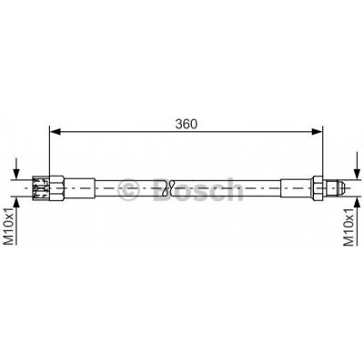 BOSCH Brzdová hadice 1 987 476 235