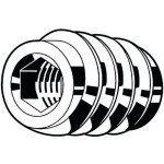 Závitová vložka s vnitřním šestihranem typ SK Ocel Pozinkované M10X25 – Hledejceny.cz