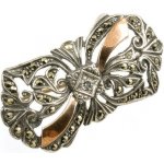 Šperky-NM brož mašle portugalské stříbro 185 – Zboží Dáma