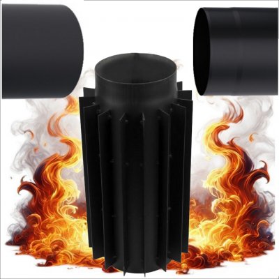 BG-Invest žáruvzdorná komínová trubka 120 mm 0,5 m – Hledejceny.cz