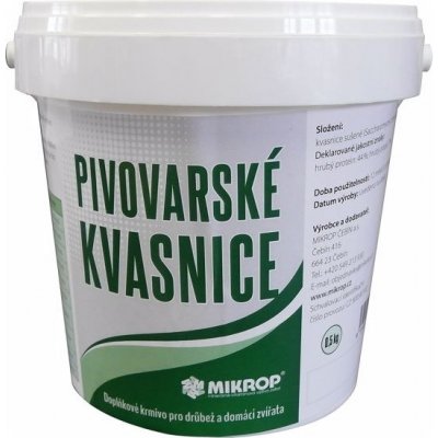 Mikrop ČEBÍN a.s. Mikrop Pivovarské kvasnice pro drůběž 500 g od 114 Kč -  Heureka.cz