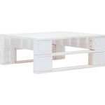 Greatstore Zahradní taburet z palet dřevo šedý – Zboží Dáma