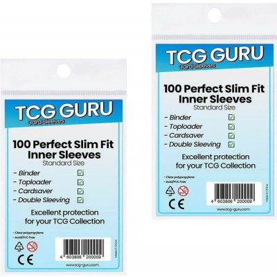 TCG Guru Perfect Slim Fit Standard Size Obaly 100 ks – Hledejceny.cz