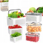 FoodSaver FFC025X Sada 2 vakuovacích dóz Bionaire New Fresh 0,7 + 1,2 l – Zboží Dáma