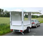 Přívěs prodejní stánek Tomplan TFS 252.01 1300kg 250x150x200cm | Zboží Auto