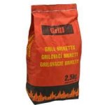 Grill Dřevěné brikety 2,5 kg – HobbyKompas.cz