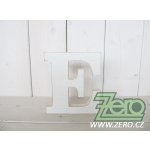 Abeceda dřevěná 'E' (18 cm) - bílá – Hledejceny.cz