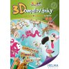 Omalovánka Omalovánky 3D set 1x chobotnice A4 2x plameňák a opice A5 Optys