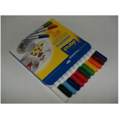 Darwi Armerina fixy na porcelán bez vypalování sada 12 x 6ml 2mm – Zboží Dáma