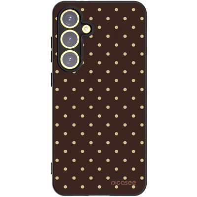 Picasee silikonový černý obal pro Samsung Galaxy S24 FE S721B Vanilla Dots & Chocolate – Hledejceny.cz