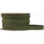 IB LAURSEN Bavlněná stuha na špulce Moss Green - 5 m, zelená barva, textil – Zboží Dáma