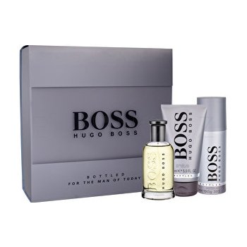 Hugo Boss Boss No.6 Bottled EDT 100 ml + sprchový gel 150 ml + deospray 150 ml dárková sada