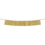 PartyDeco Girlanda třásňová zlatá 135 cm – Sleviste.cz