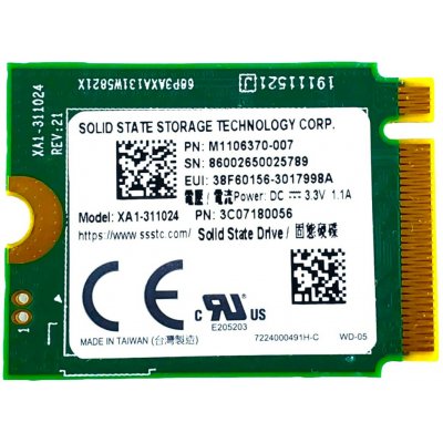 Lite-On 1TB PCIe NVMe M.2 2230 Gen4x4 Solid State SSD, M1106370-007 – Zboží Mobilmania