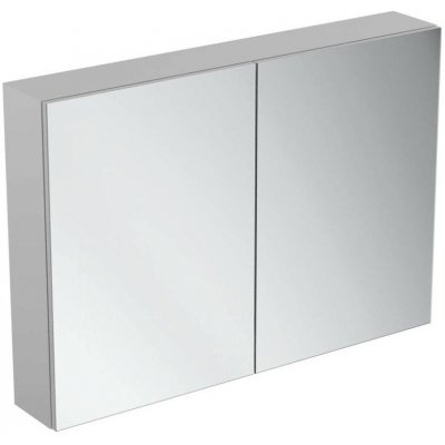 ideal standard mirror light zrcadlova skrinka s led osvetlenim a zasuvkou 600x700  mm hlinik t3430al – Heureka.cz